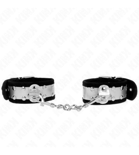 KINK - APPUI-POIGNETS FINS NOIR / ARGENT 30 X 4 CM