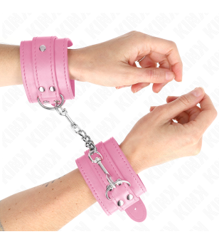 KINK - APPUI-POIGNETS SIMPLES ROSE RÉGLABLE 20-23 CM X 5,5 CM