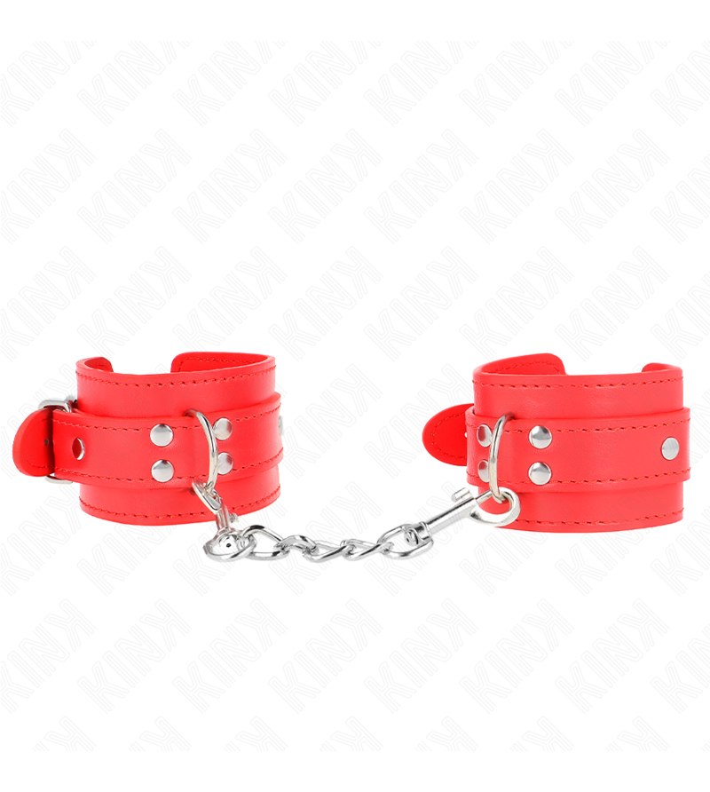 KINK - APPAREILS-POIGNETS SIMPLES ROUGE AJUSTABLES 20-23 CM X 5,5 CM
