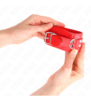 KINK - APPAREILS-POIGNETS SIMPLES ROUGE AJUSTABLES 20-23 CM X 5,5 CM