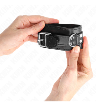 KINK - APPUI-POIGNET SIMPLE NOIR AJUSTABLE 20-23 CM X 5,5 CM