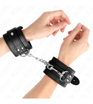 KINK - APPUI-POIGNET SIMPLE NOIR AJUSTABLE 20-23 CM X 5,5 CM