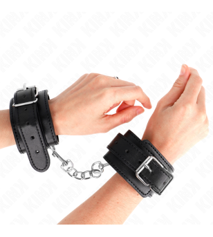 KINK - APPUI-POIGNETS FINS NOIR RÉGLABLE 21-33 CM