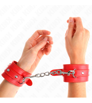 KINK - APPAREILS-POIGNETS FINS ROUGE AJUSTABLES 21-33 CM