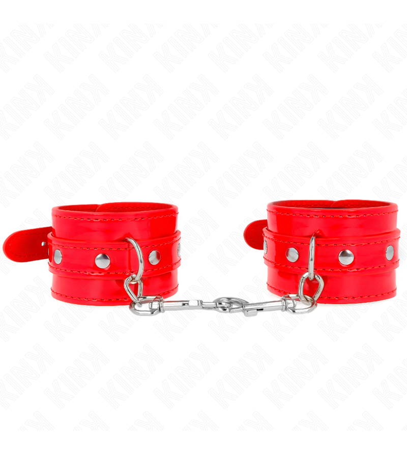 KINK - MANCHETTES BRILLANTES ROUGE AJUSTABLES 23-33 CM