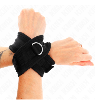 KINK - POIGNETS CROISÉS NOIR 34 X 5,5 CM