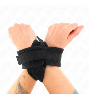 KINK - POIGNETS CROISÉS NOIR 34 X 5,5 CM