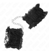 KINK - ATTACHE-POIGNETS ÉLASTIQUES EN DENTELLE NOIR