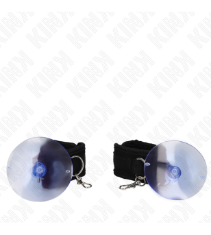 KINK - APPUI-POIGNETS À VENTOUSE NOIR 29-40 CM X 5 CM