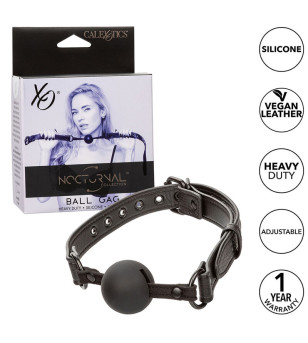 CALEXOTICS - NOCTURNAL BÂILLON À BOULE EN SILICONE NOIR