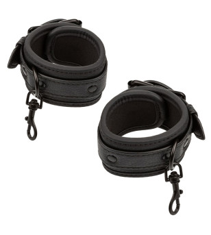 CALEXOTICS - NOCTURNAL CEINTURE DE LIT RÉGLABLE EN CUIR NOIR