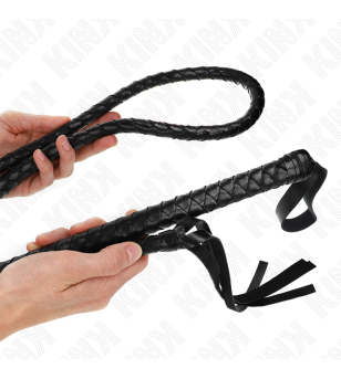 KINK - FOUET LONG SERPENT NOIR 210 CM