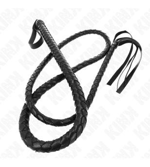 KINK - FOUET LONG SERPENT NOIR 210 CM