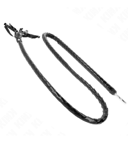 KINK - FOUET LONG EN PVC BRILLANT 138 CM