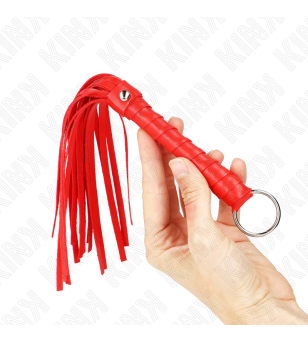 KINK - MINI FOUET SIMPLE ROUGE 28 CM