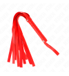 KINK - Fouet à queue large rouge 48,5 CM