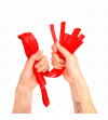 KINK - Fouet à queue large rouge 48,5 CM