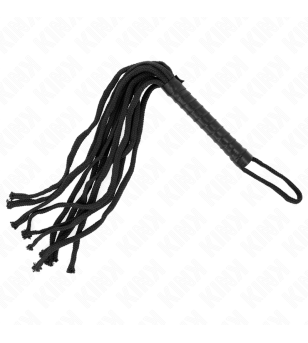 KINK - FOUET CORDE NOIRE 56 CM