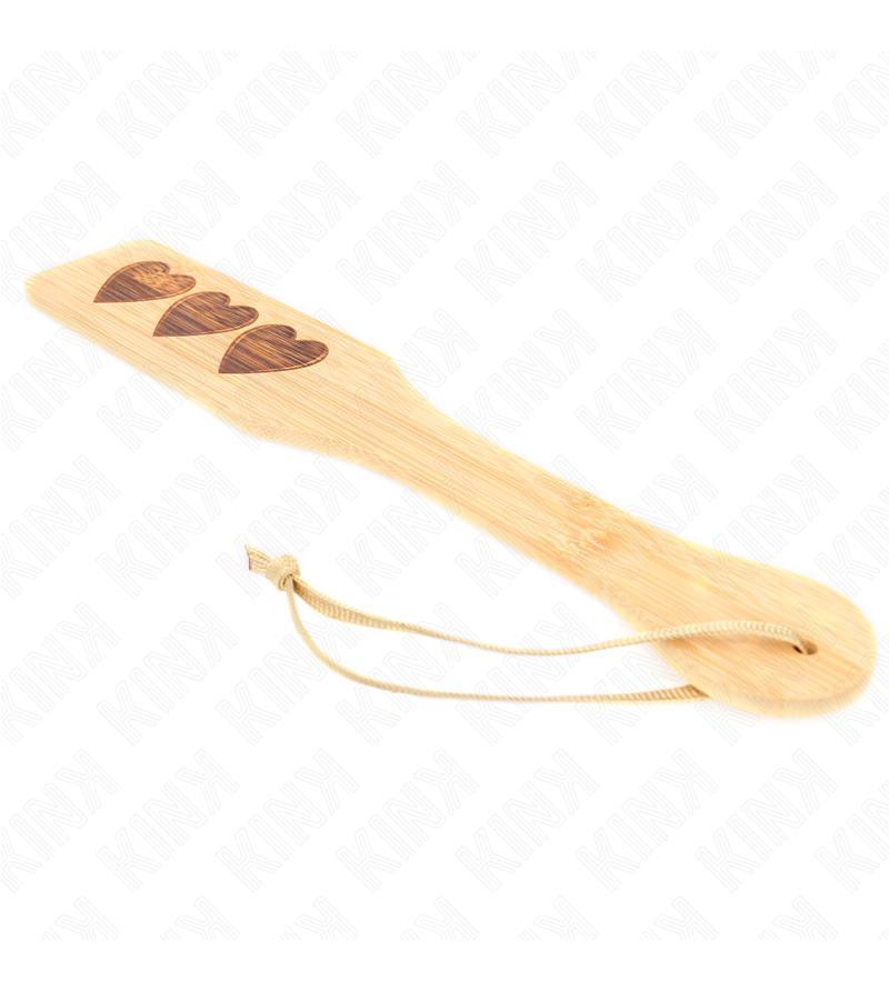 KINK - PALETTE EN BAMBOU DESIGN COEUR 32 X 5,5 CM