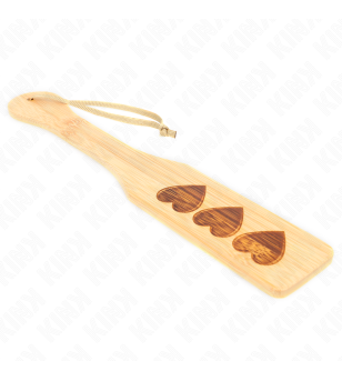 KINK - PALETTE EN BAMBOU DESIGN COEUR 32 X 5,5 CM