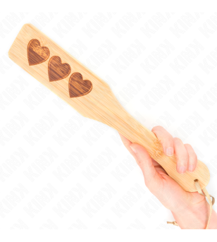 KINK - PALETTE EN BAMBOU DESIGN COEUR 32 X 5,5 CM