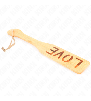 KINK - PALETTE EN BAMBOU MOT AMOUR 32 X 5,5 CM