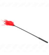 KINK - PLUSIEURS PLUMES DE CHATOUILLES ROUGES 45 CM