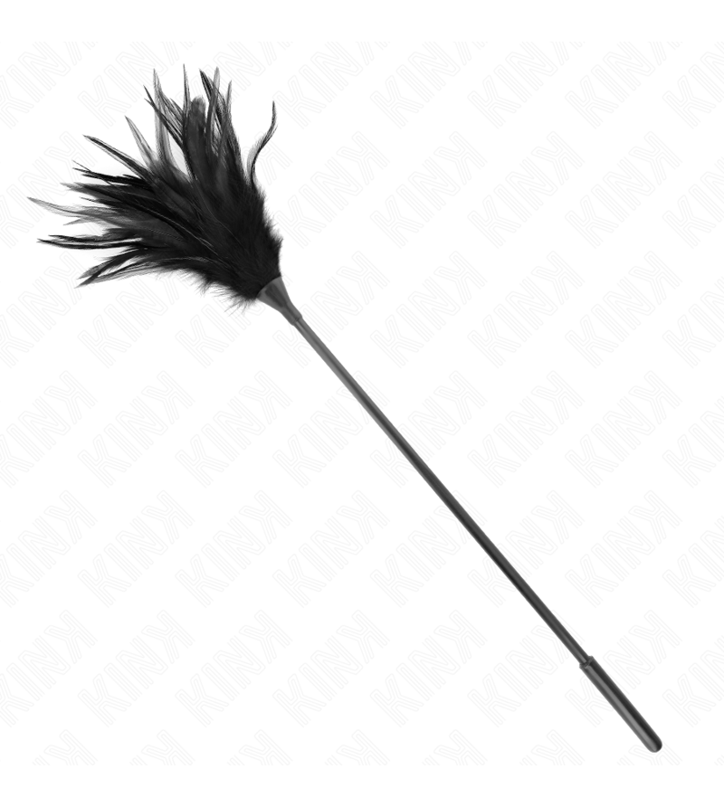 KINK - PLUSIEURS PLUMES DE CHATOUILLES NOIRES 45 CM