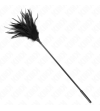 KINK - PLUSIEURS PLUMES DE CHATOUILLES NOIRES 45 CM