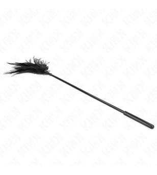 KINK - PLUSIEURS PLUMES DE CHATOUILLES NOIRES 45 CM