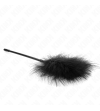 KINK - PLUMES TICKLE NOIRES UTILISÉES POUR LE KIT BONDAGE 27 CM