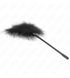 KINK - PLUMES TICKLE NOIRES UTILISÉES POUR LE KIT BONDAGE 27 CM