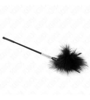 KINK - PLUMES CHACOUILLES AVEC MANCHE STRASS 50 CM