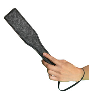 CALEXOTICS - NOCTURNAL PADDLE EN CUIR NOIR