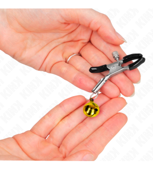 KINK - PINCE À METON SIMPLE CLOCHE OR 6 CM