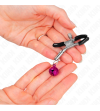 KINK - PINCE À METON SIMPLE CLOCHE VIOLET 6 CM