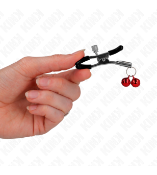 KINK - PINCE À METON DOUBLE CLOCHE ROUGE 6 CM