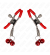 KINK - PINCE À METON DOUBLE CLOCHE ROUGE ROUGE 6 CM