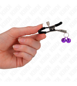 KINK - PINCE À METON DOUBLE CLOCHE VIOLET 6 CM