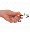 KINK - PINCE À METON DOUBLE CLOCHE VIOLET 6 CM