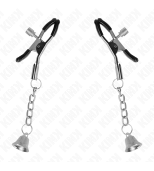 KINK - PINCES À TÉLÉTON PENDENTIF CLOCHE ARGENT 6 CM