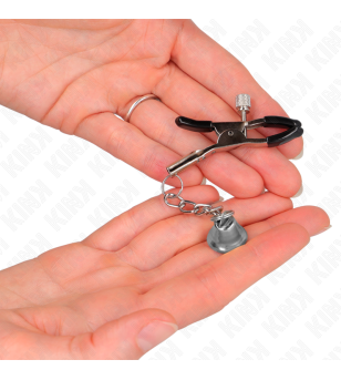 KINK - PINCES À TÉLÉTON PENDENTIF CLOCHE ARGENT 6 CM