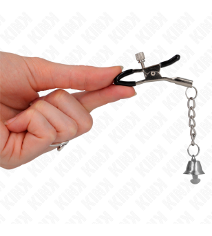 KINK - PINCES À TÉLÉTON PENDENTIF CLOCHE ARGENT 6 CM