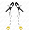 KINK - PINCES À METON PENDENTIF JINGLE BELL OR 6 CM