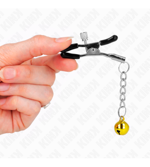KINK - PINCES À METON PENDENTIF JINGLE BELL OR 6 CM