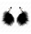 KINK - PINCE À METON PLUME NOIR 7 CM