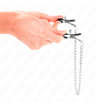 KINK - PINCES À TÉLÉMONS À CHAÎNE FINE 30 CM