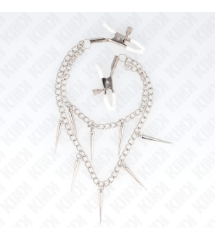 KINK - PINCES À METELIER AVEC CHAÎNES À POINTES 30 CM