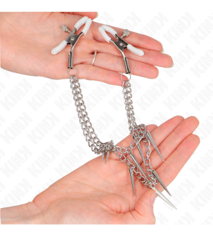 KINK - PINCES À METELIER AVEC CHAÎNES À POINTES 30 CM