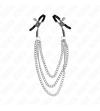 KINK - PINCES À METELIER AVEC 3 CHAÎNES ARGENT 20/23/28 CM